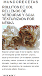 Mobile Screenshot of mundorecetas.com